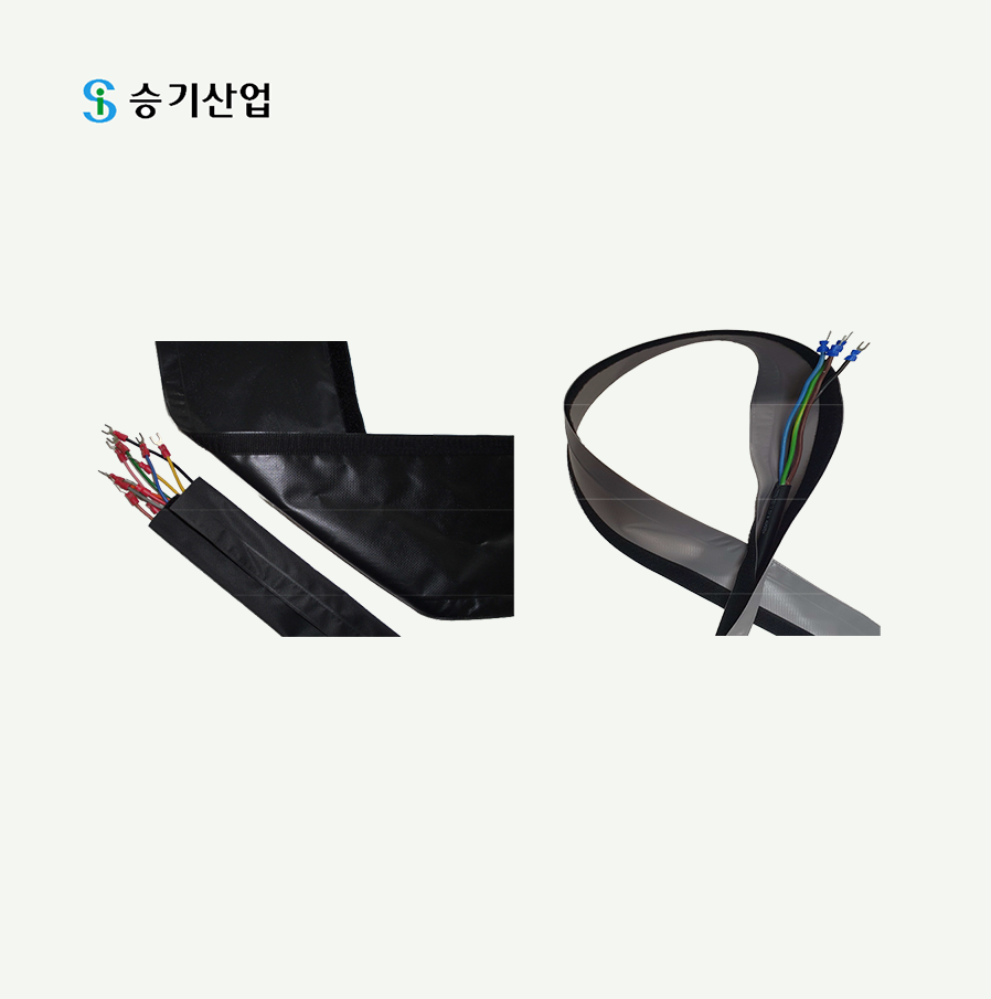 [승기산업] 벨크로 후크밴드 100MM BLACK [KMT-100]